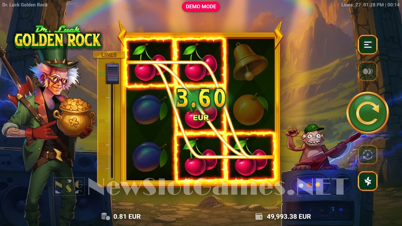 Dr. Luck Golden Rock Slot Slot Image in Demo - pic. 5