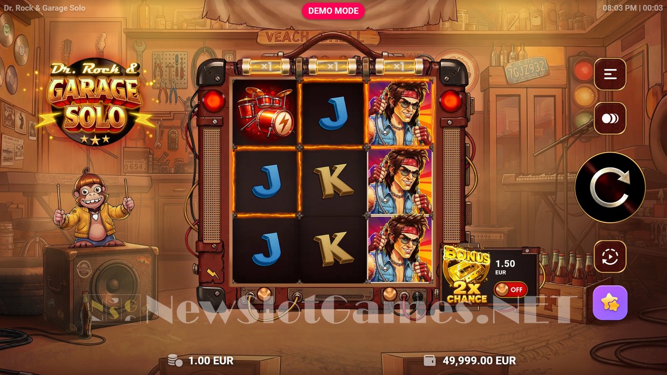 Dr. Rock & Garage Solo Slot Demo Image
