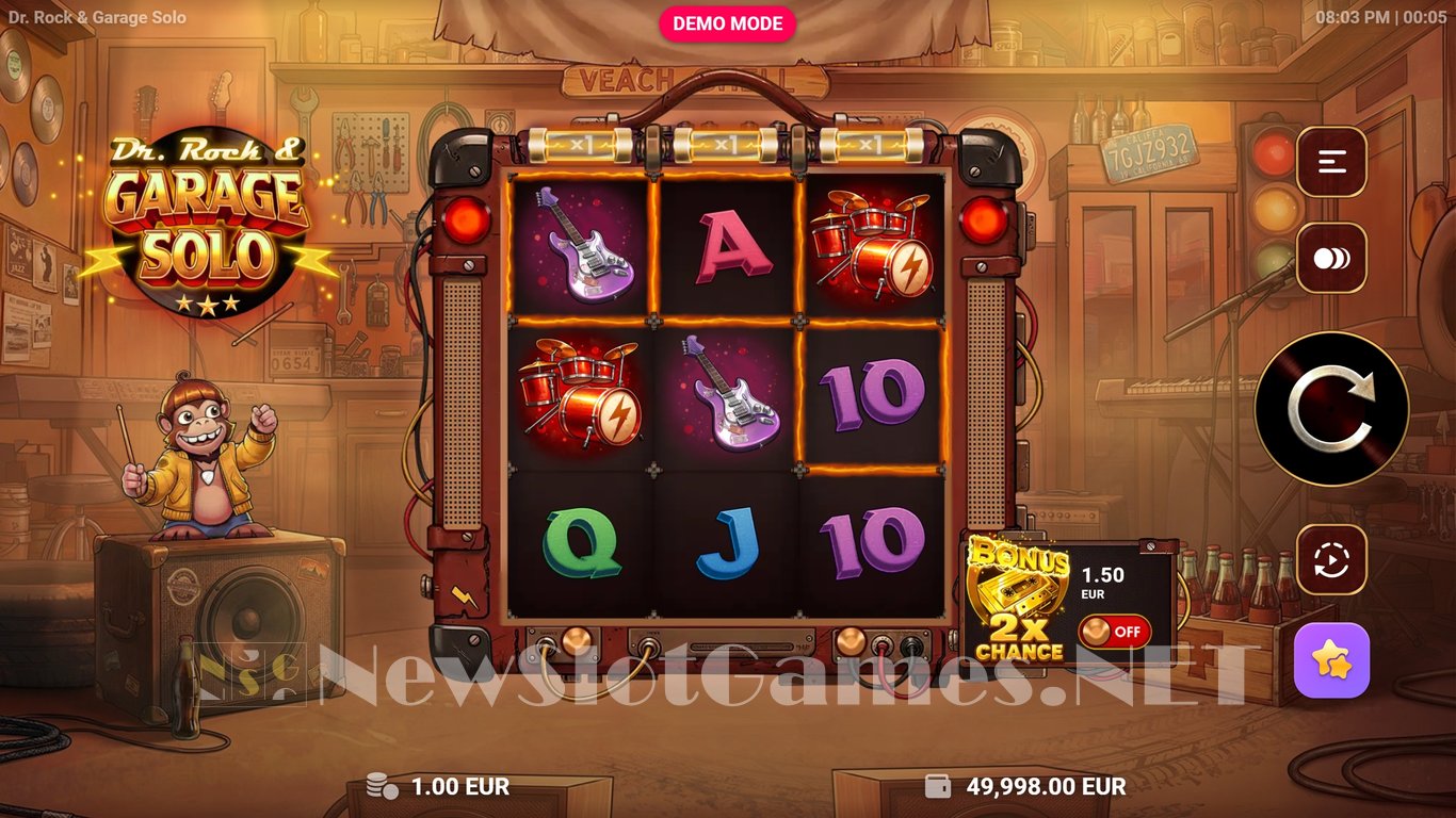 Dr. Rock & Garage Solo Slot Slot Image in Demo - pic. 2