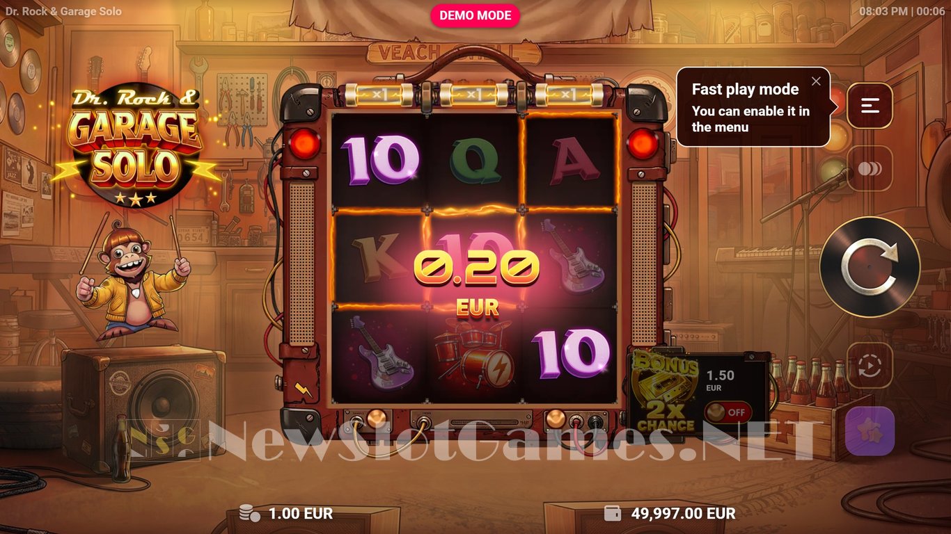 Dr. Rock & Garage Solo Slot Slot Image in Demo - pic. 3