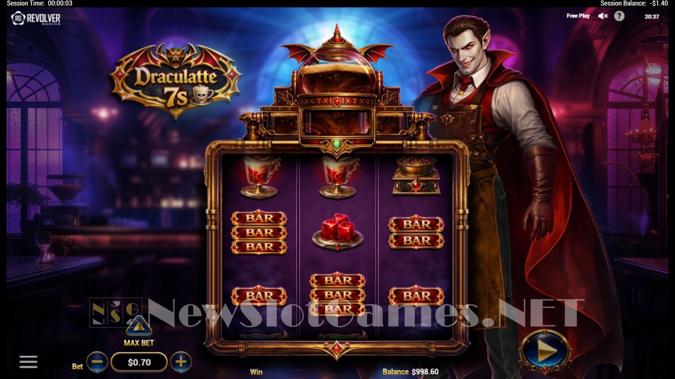 Draculatte 7s Slot Demo Image