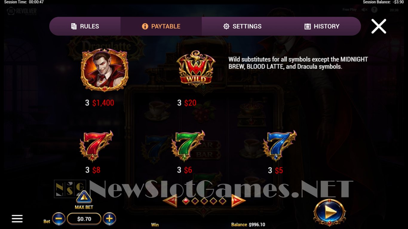Draculatte 7s Slot Slot Image in Demo - pic. 5