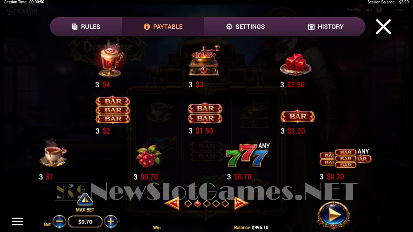 Draculatte 7s Slot Slot Image in Demo - pic. 6