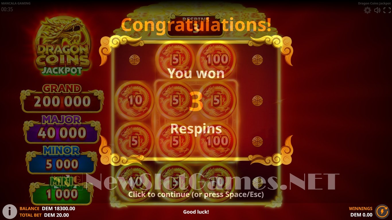 Dragon Coins Jackpot Slot Slot Image in Demo - pic. 5