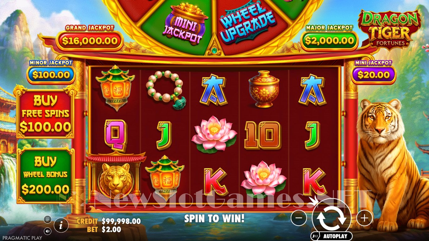 Dragon Tiger Fortunes Slot Demo Image