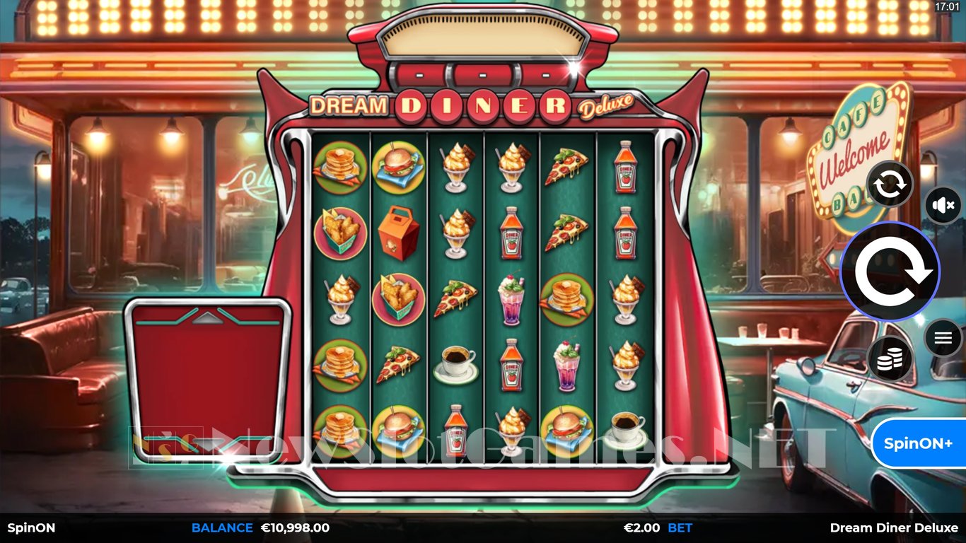 Dream Diner Deluxe Slot Demo Image