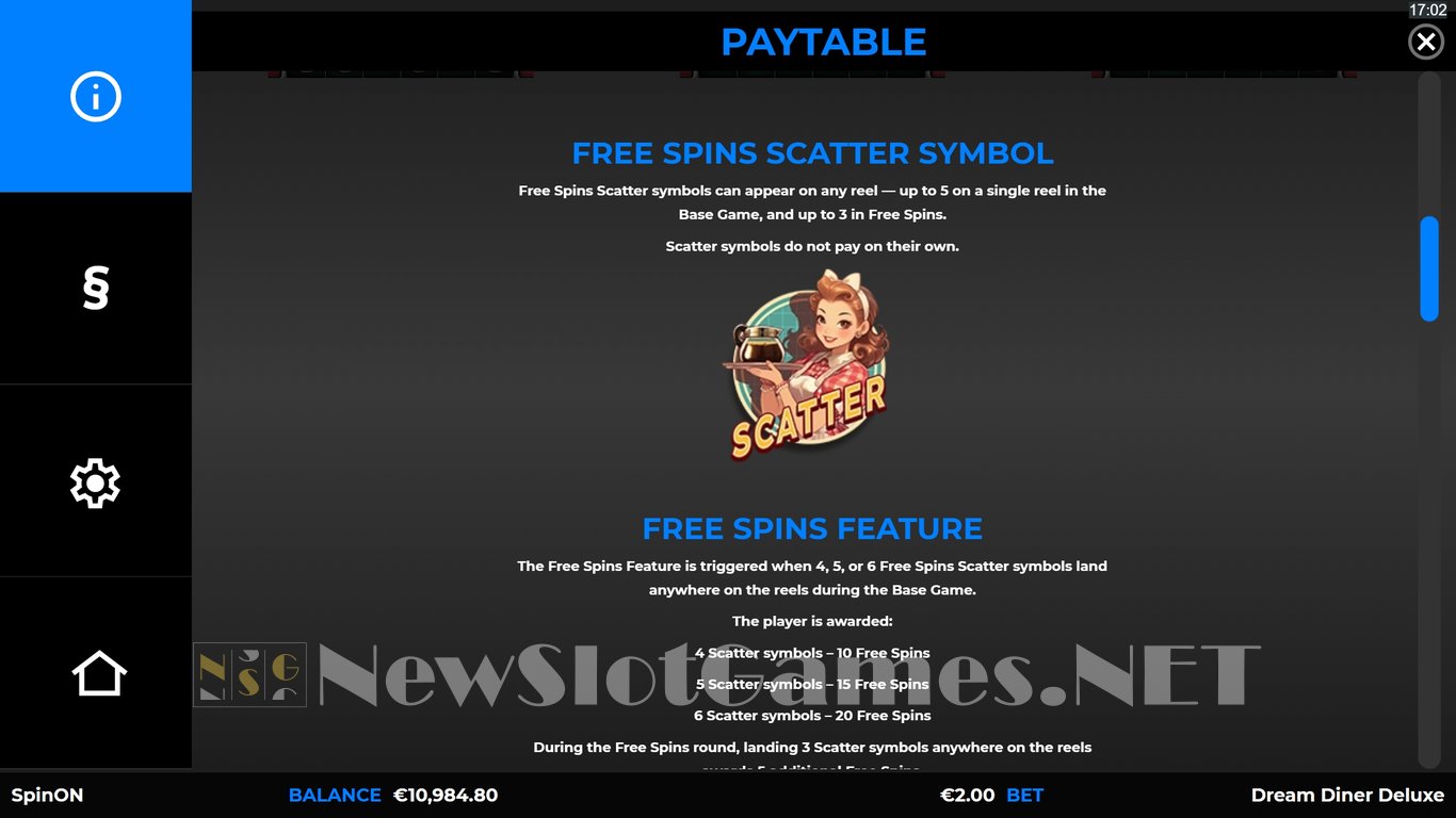 Dream Diner Deluxe Slot Slot Image in Demo - pic. 5