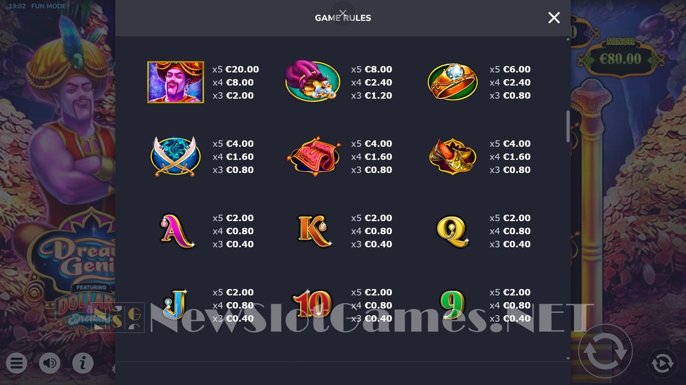 Dreamy Genie Dollars & Dreams Slot Slot Image in Demo - pic. 6