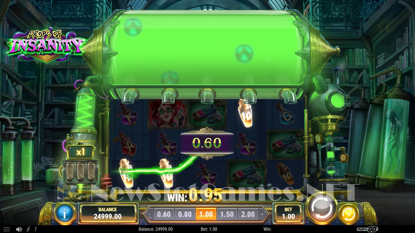 Drops of Insanity Slot Demo Image