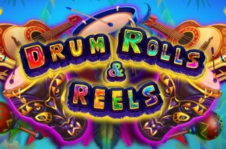 Drum Rolls & Reels Slot Logo