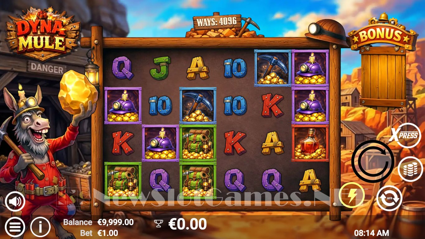 Dyna Mule Slot Demo Image