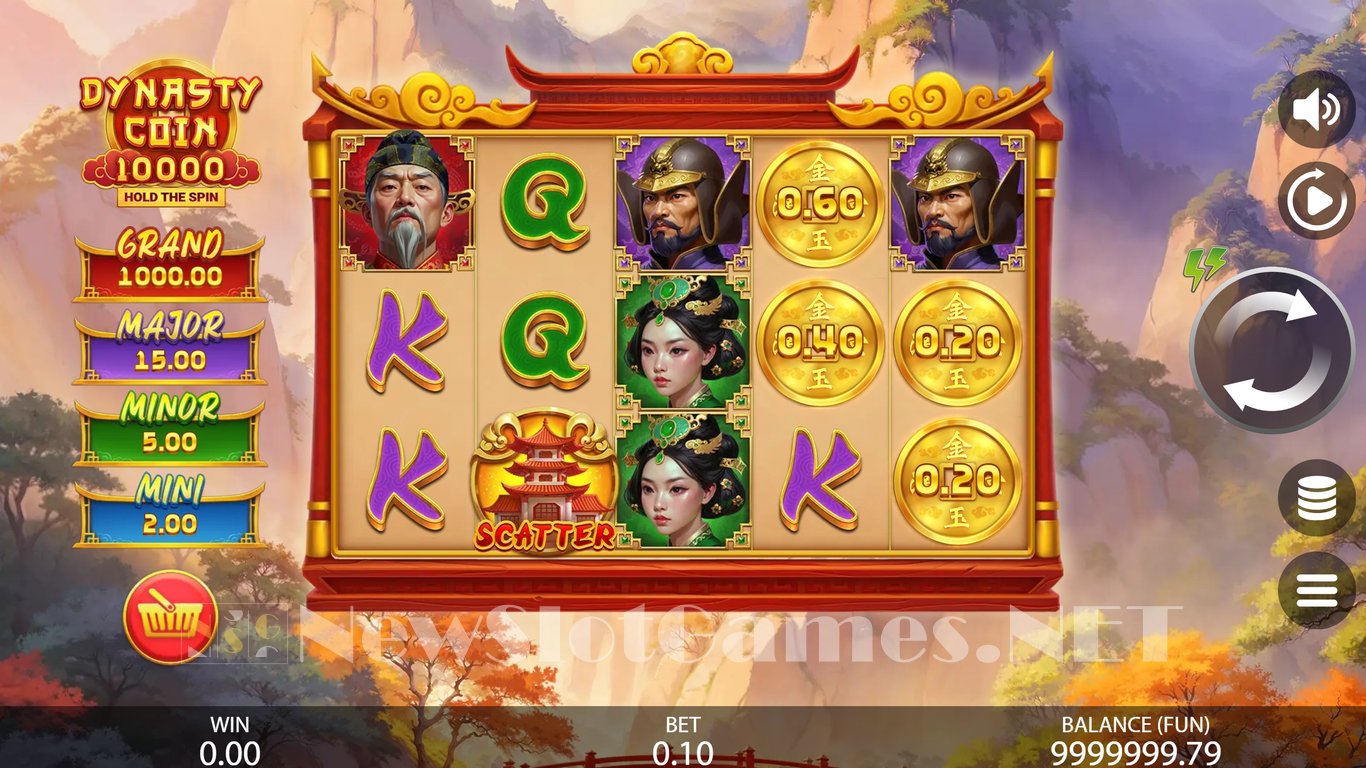 Dynasty Coin 10,000 Hold The Spin Slot Demo Image