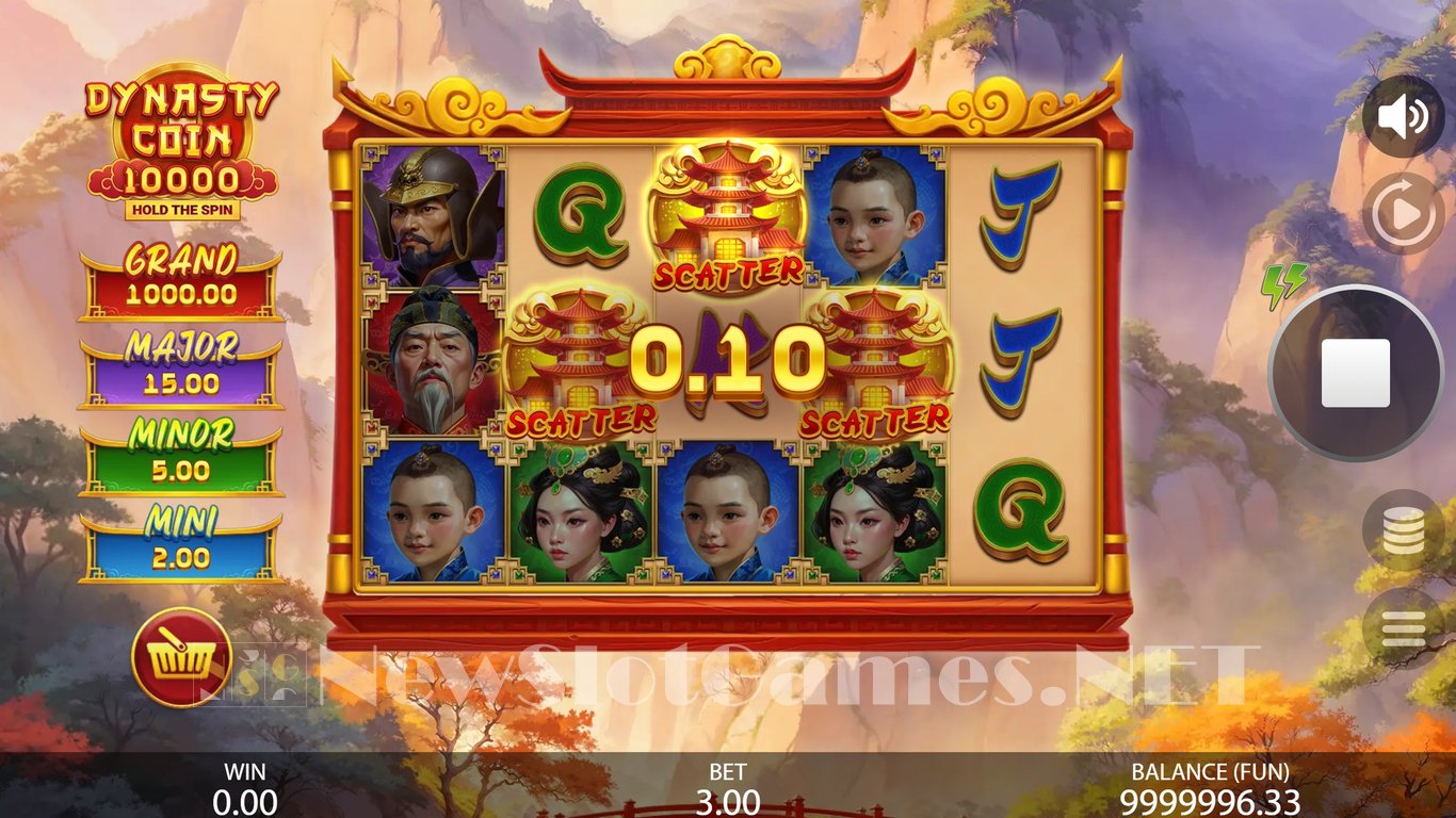Dynasty Coin 10,000 Hold The Spin Slot Slot Image in Demo - pic. 10