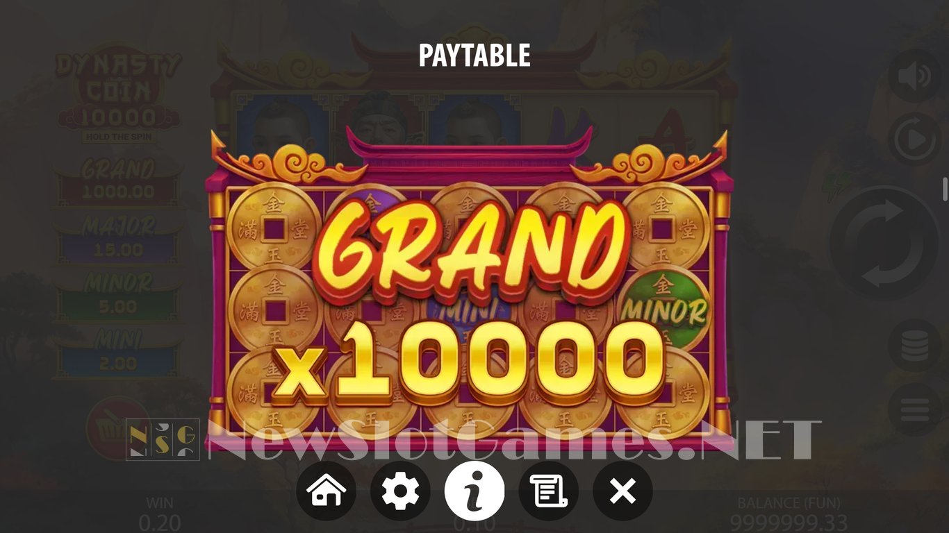 Dynasty Coin 10,000 Hold The Spin Slot Slot Image in Demo - pic. 6