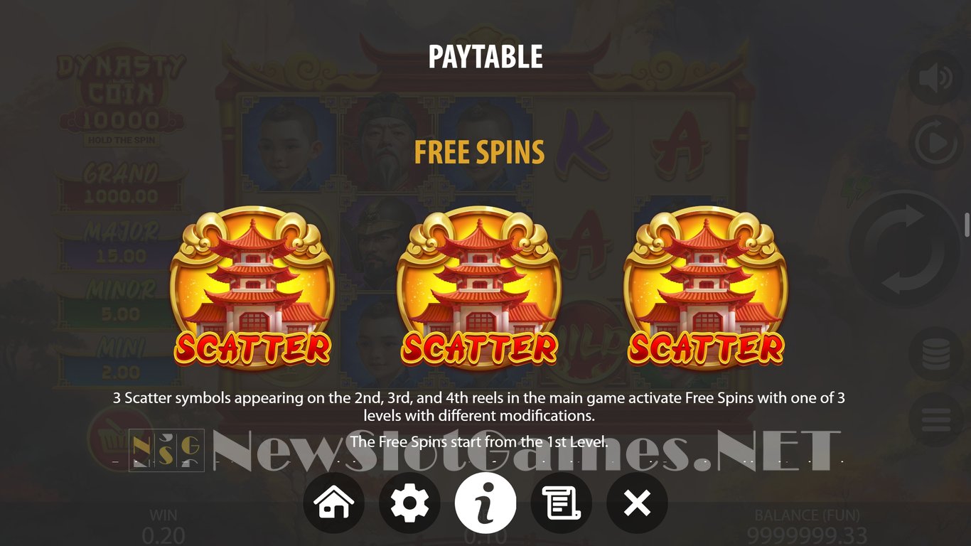 Dynasty Coin 10,000 Hold The Spin Slot Slot Image in Demo - pic. 7