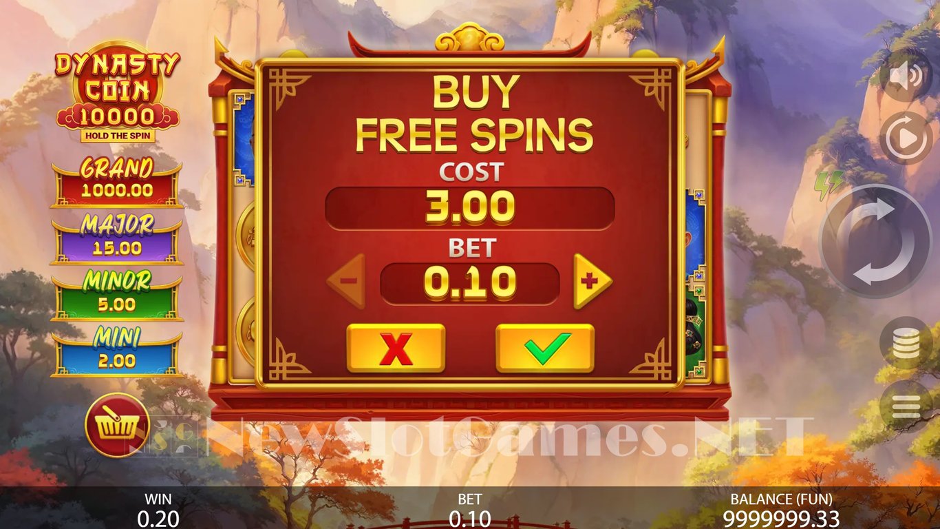 Dynasty Coin 10,000 Hold The Spin Slot Slot Image in Demo - pic. 8