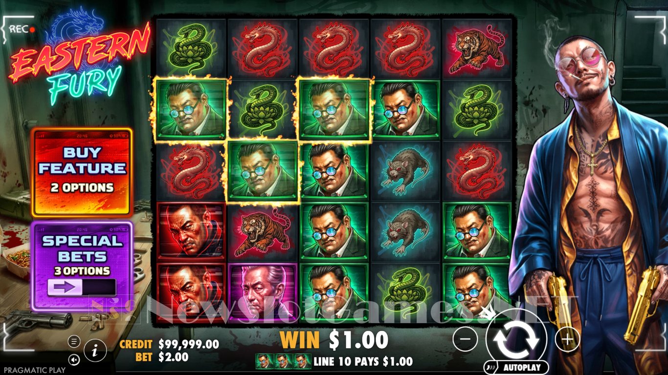 Eastern Fury Slot Demo Image