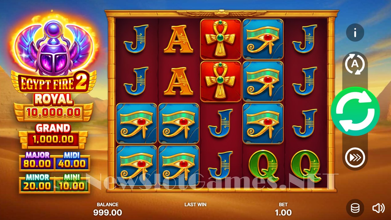 Egypt Fire 2 Slot Demo Image