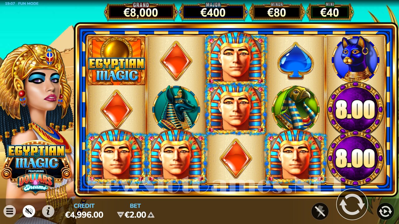 Egyptian Magic Dollars & Dreams Slot Slot Image in Demo - pic. 2