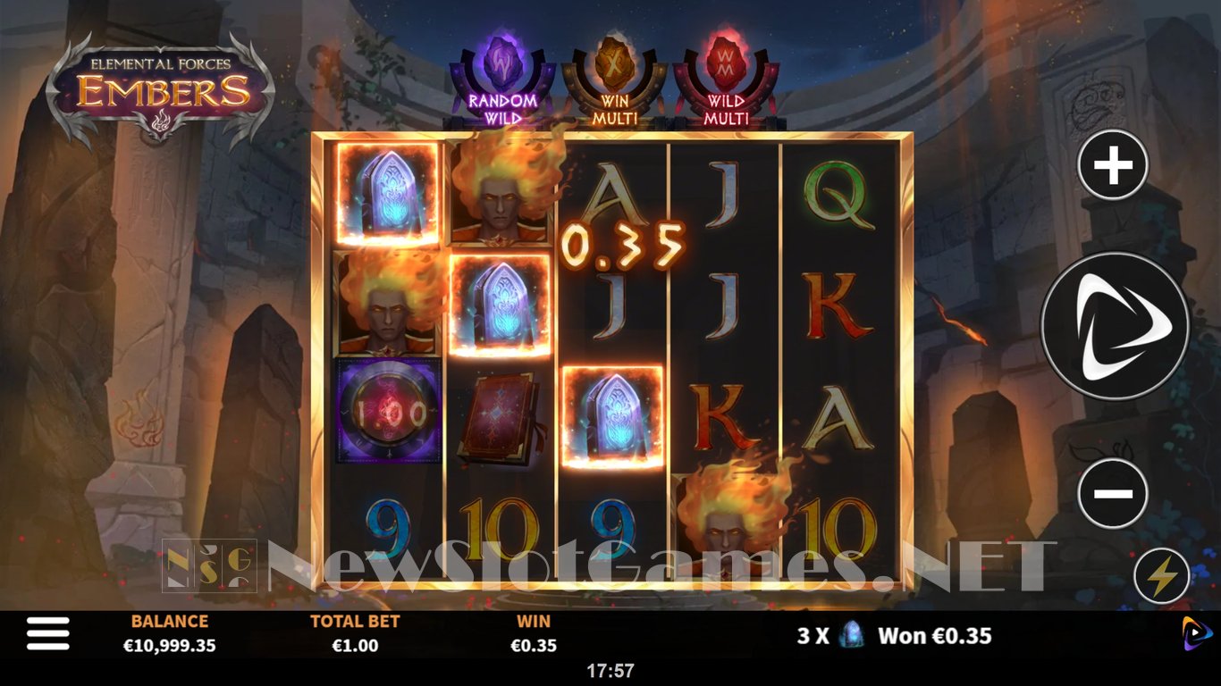 Elemental Forces Embers Slot Demo Image
