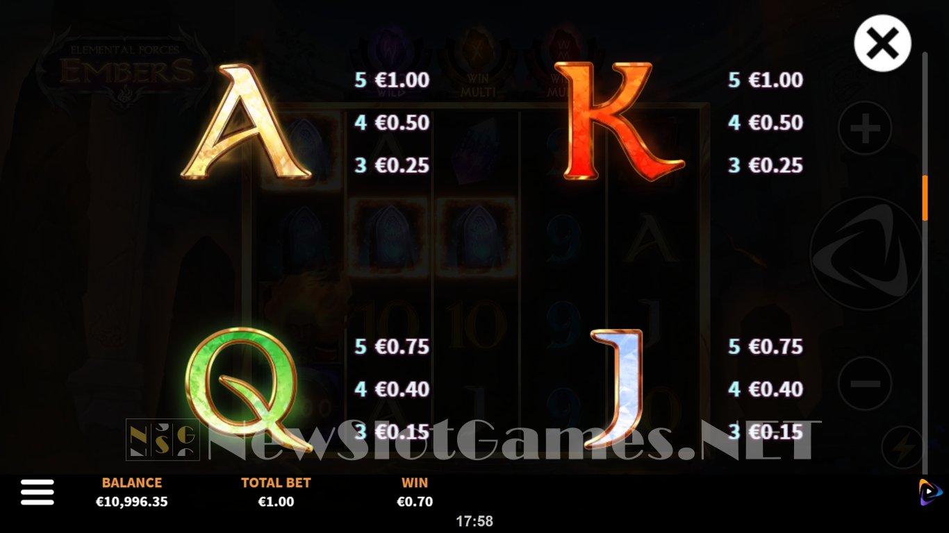 Elemental Forces Embers Slot Slot Image in Demo - pic. 5