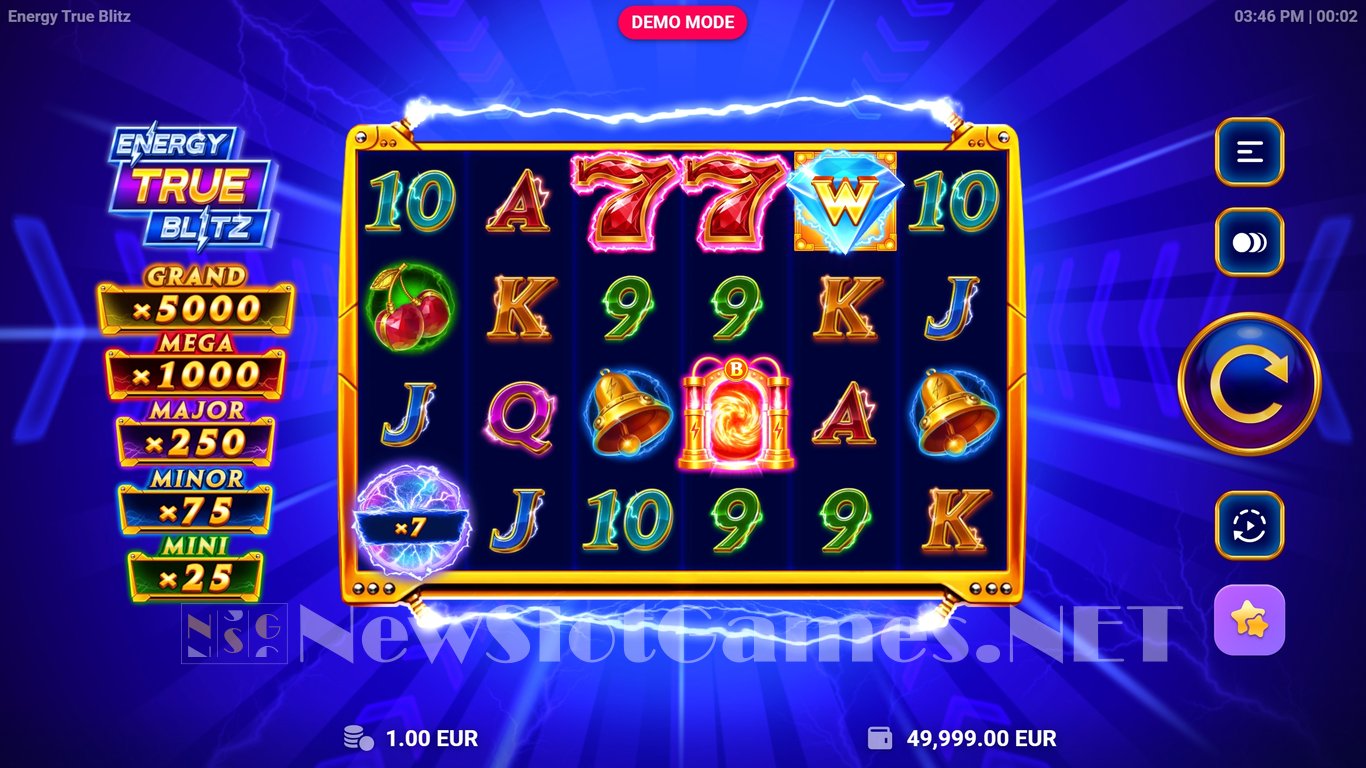 Energy True Blitz Slot Demo Image