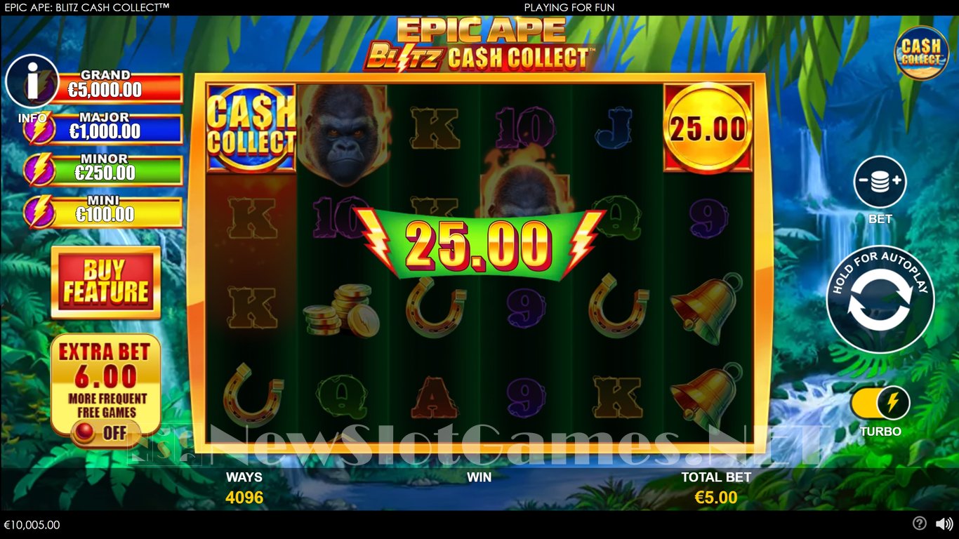 Epic Ape Blitz Cash Collect Slot Slot Image in Demo - pic. 2