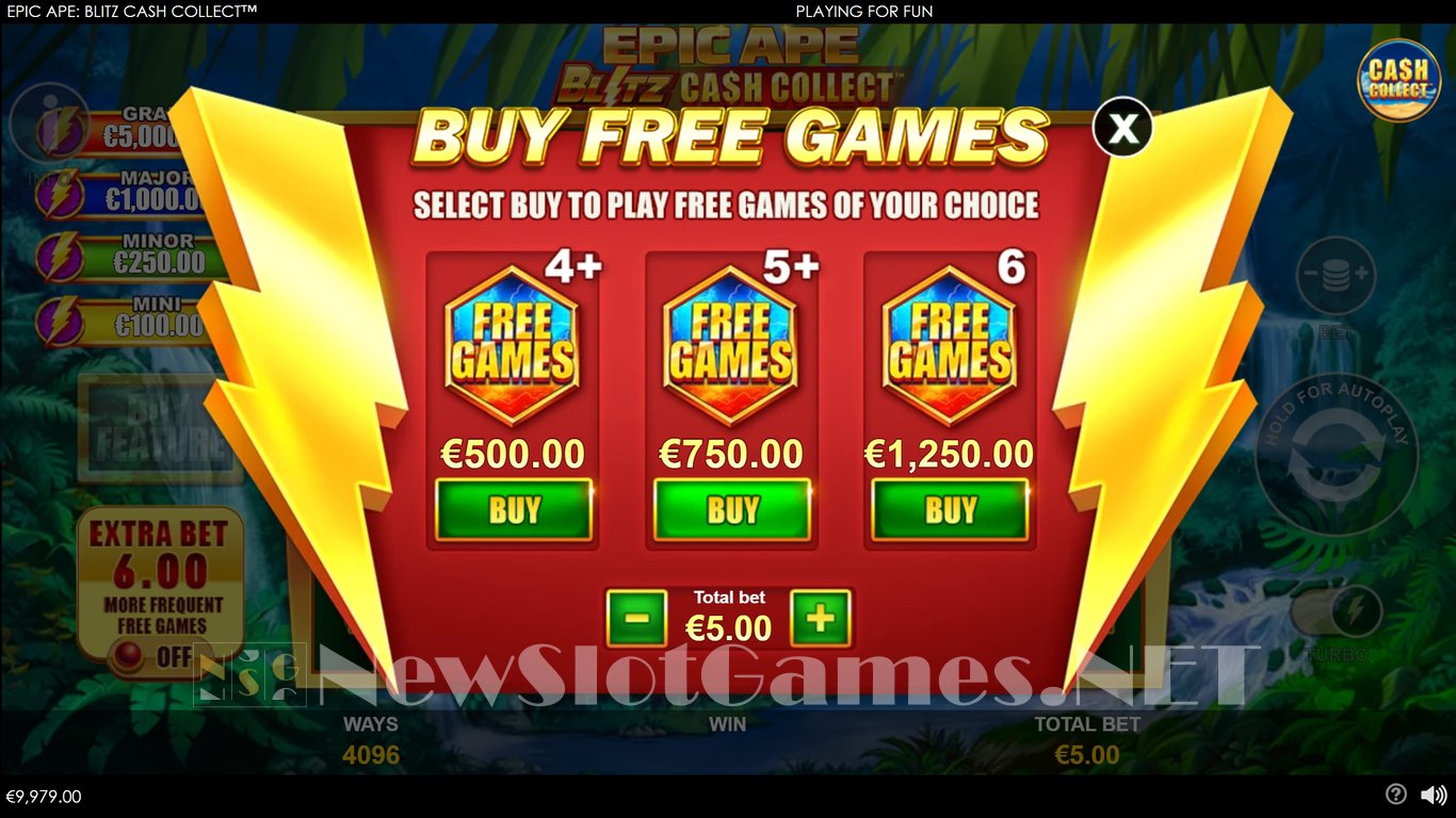 Epic Ape Blitz Cash Collect Slot Slot Image in Demo - pic. 4