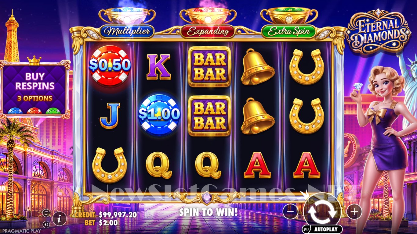 Eternal Diamonds Slot Slot Image in Demo - pic. 2