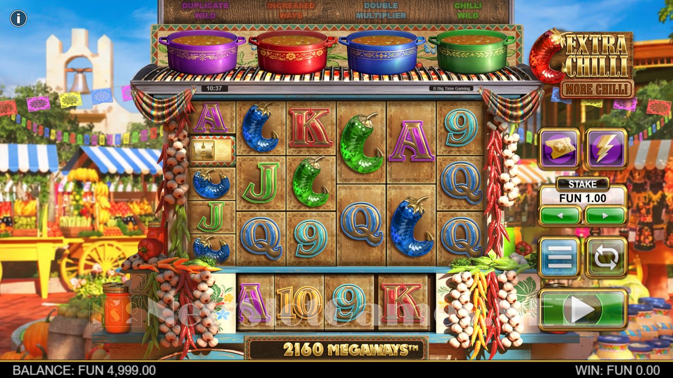 Extra Chilli More Chilli Slot Demo Image