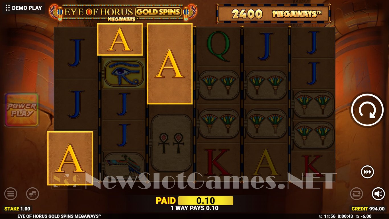 Eye of Horus Gold Spins Megaways Slot Slot Image in Demo - pic. 2