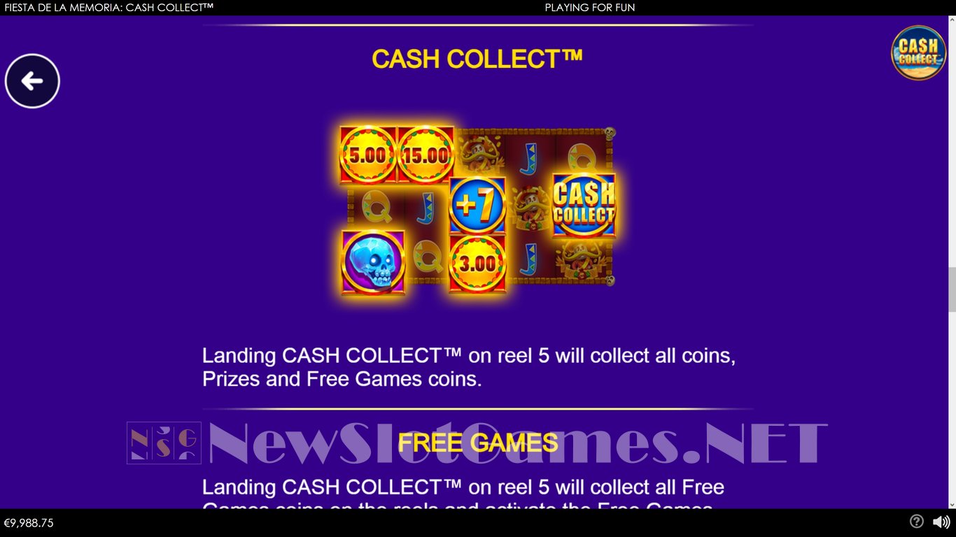 Fiesta de la Memoria Cash Collect Slot Slot Image in Demo - pic. 8