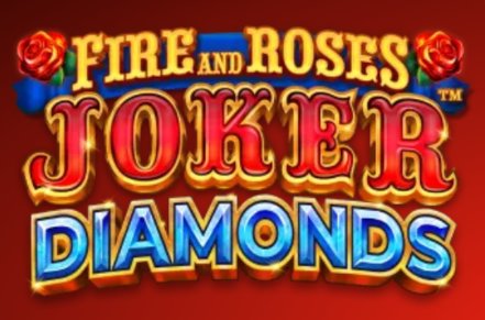 Fire and Roses Joker Diamonds Slot Logo