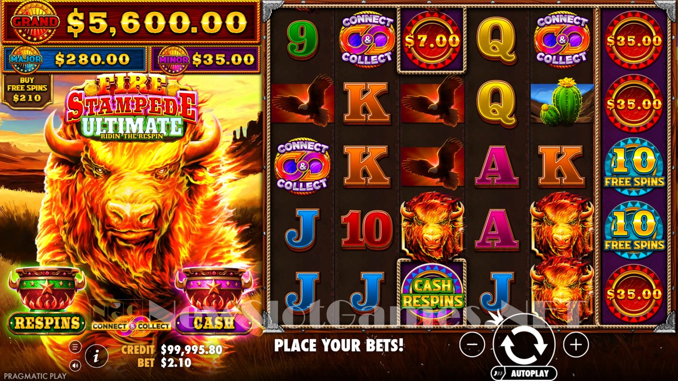 Fire Stampede Ultimate Slot Slot Image in Demo - pic. 2