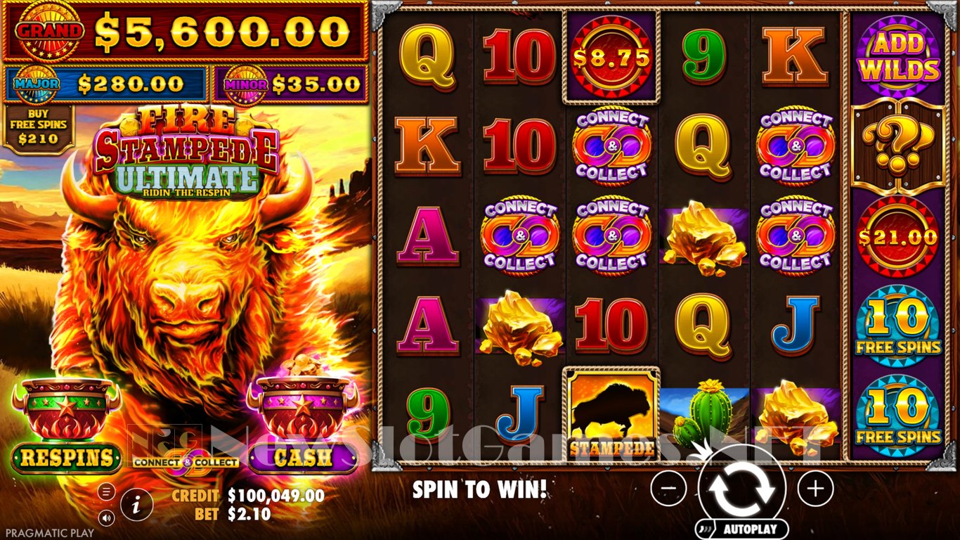Fire Stampede Ultimate Slot Slot Image in Demo - pic. 5