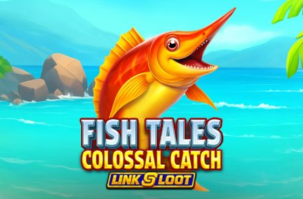 Fish Tales Colossal Catch Link & Loot Slot Logo