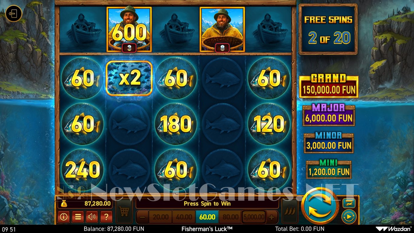 Fishermans Luck Slot Slot Image in Demo - pic. 6