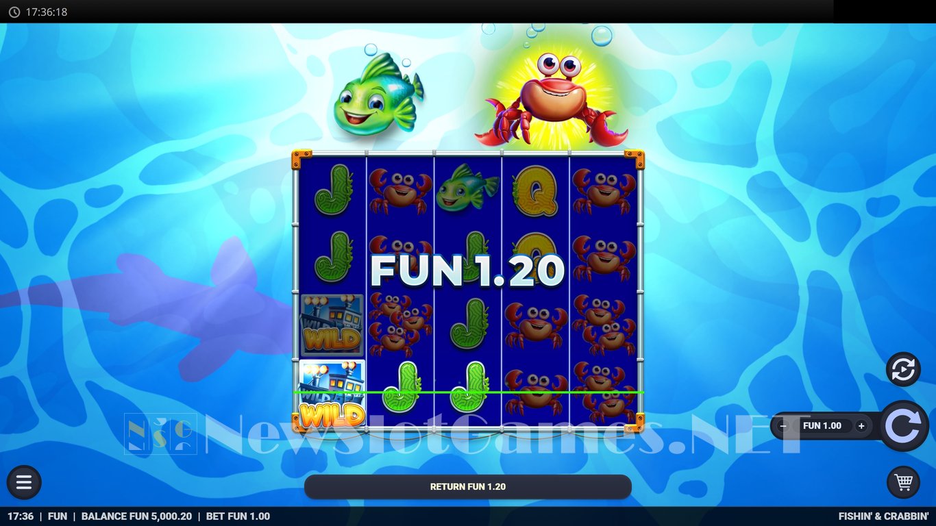 Fishin and Crabbin Slot Demo Image