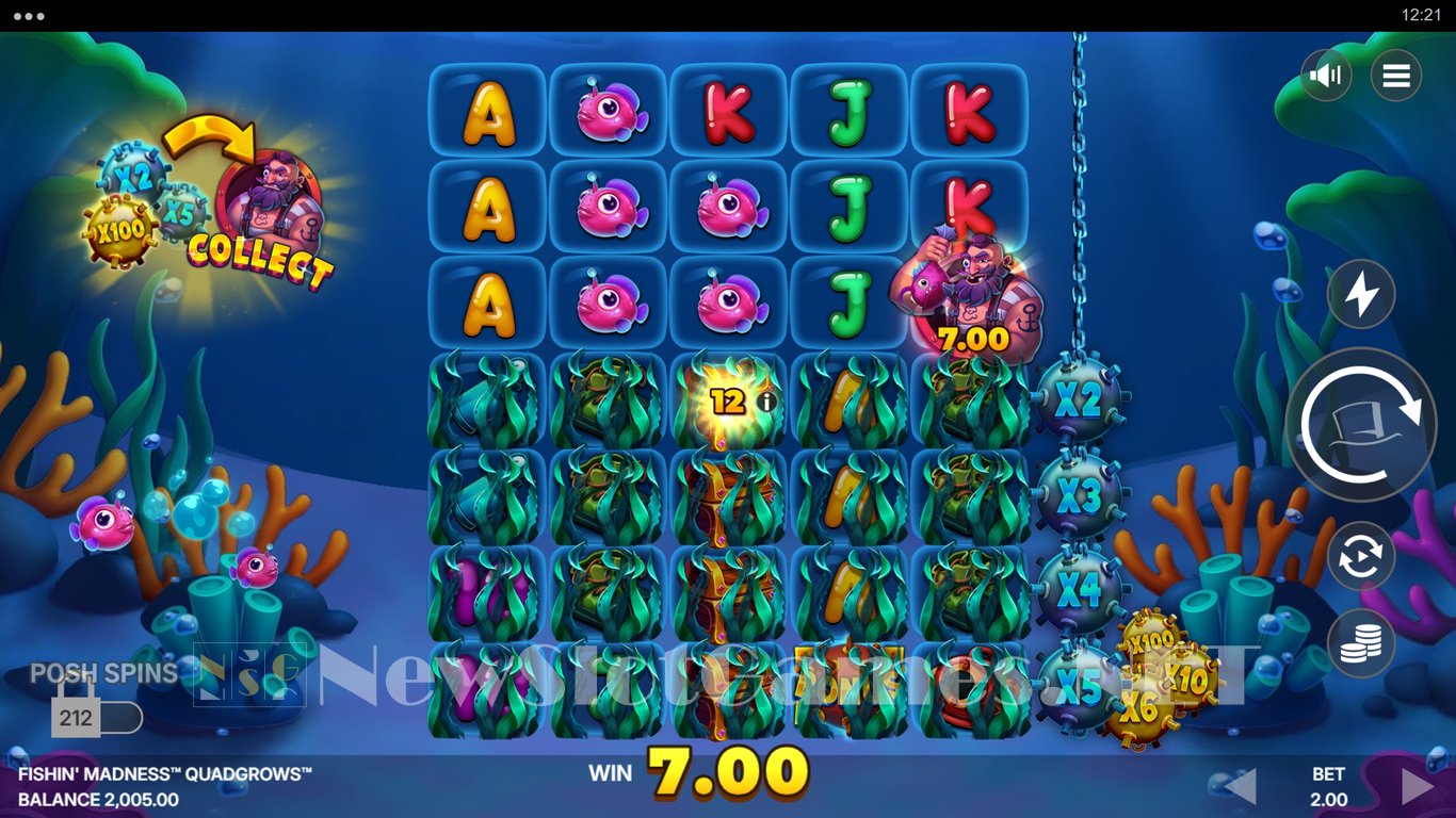 Fishin Madness QUADGROWS Slot Slot Image in Demo - pic. 5