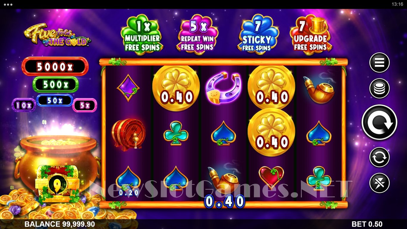 Fivefold the Gold Slot Demo Image