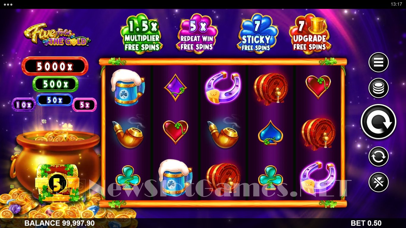 Fivefold the Gold Slot Slot Image in Demo - pic. 3