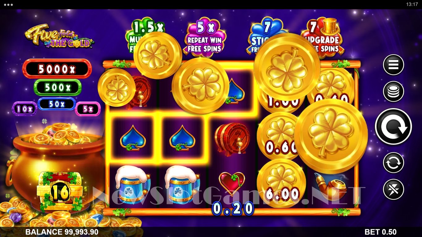 Fivefold the Gold Slot Slot Image in Demo - pic. 5