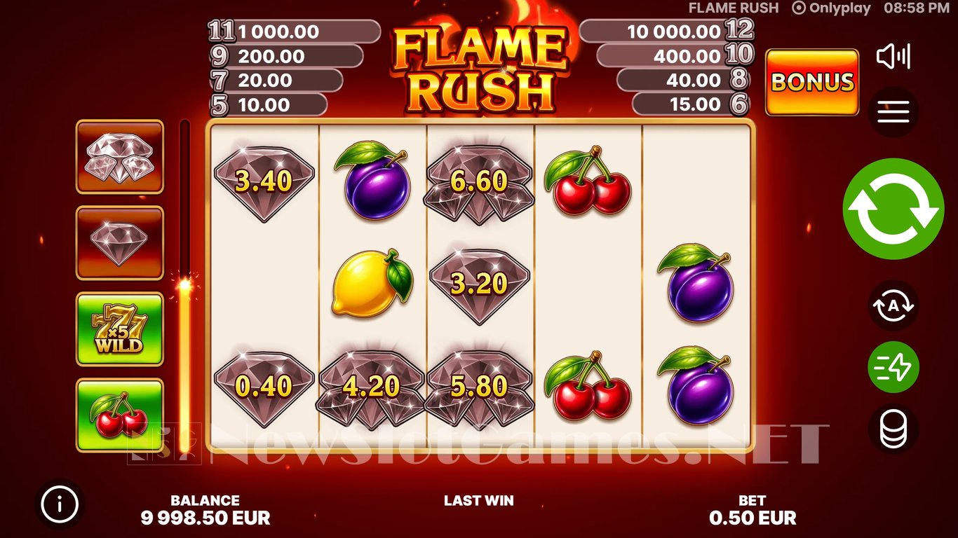 Flame Rush Slot Demo Image