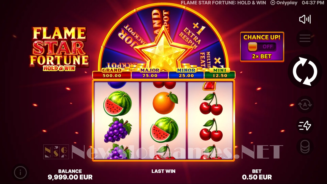 Flame Star Fortune Hold and Win Slot Demo Image