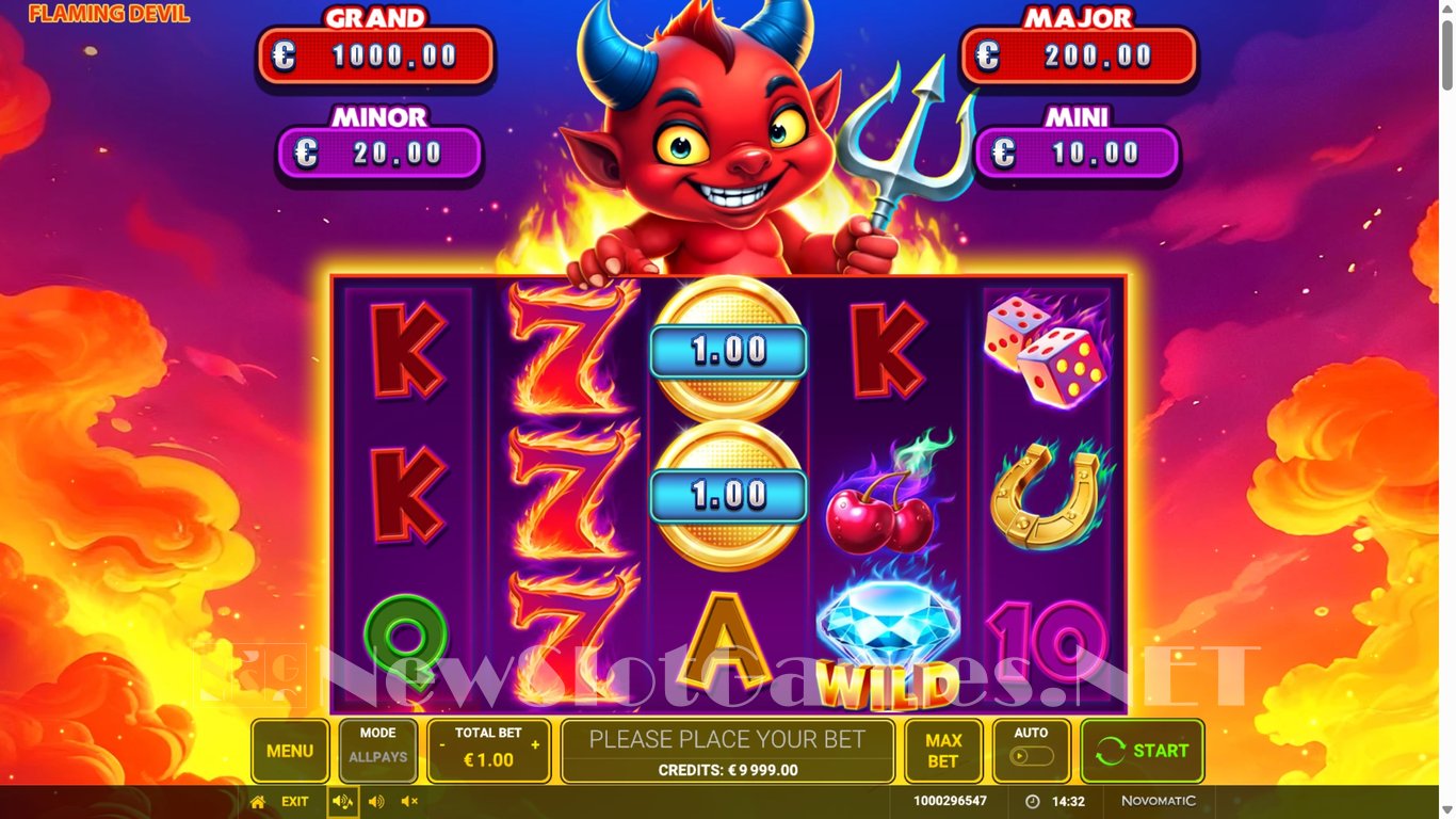 Flaming Devil Slot Demo Image