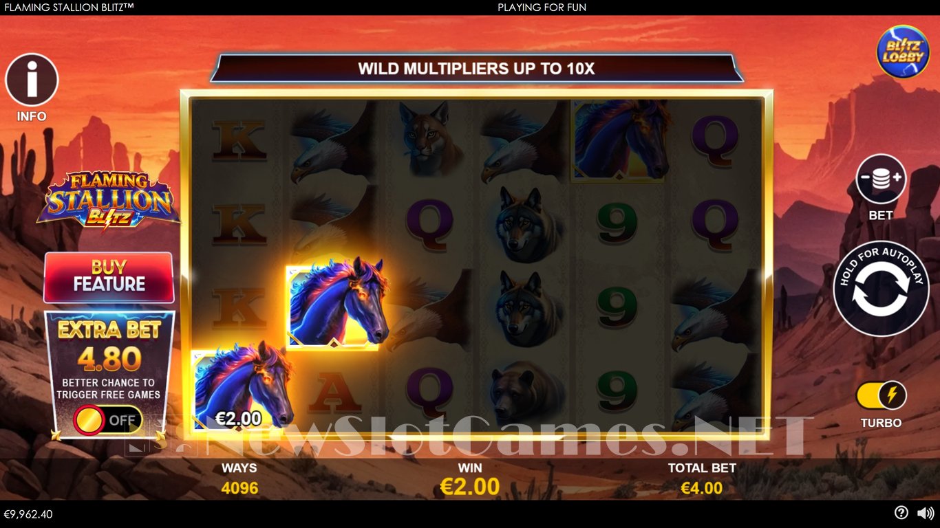 Flaming Stallion Blitz Slot Slot Image in Demo - pic. 4
