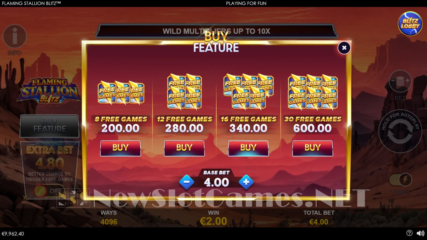 Flaming Stallion Blitz Slot Slot Image in Demo - pic. 5