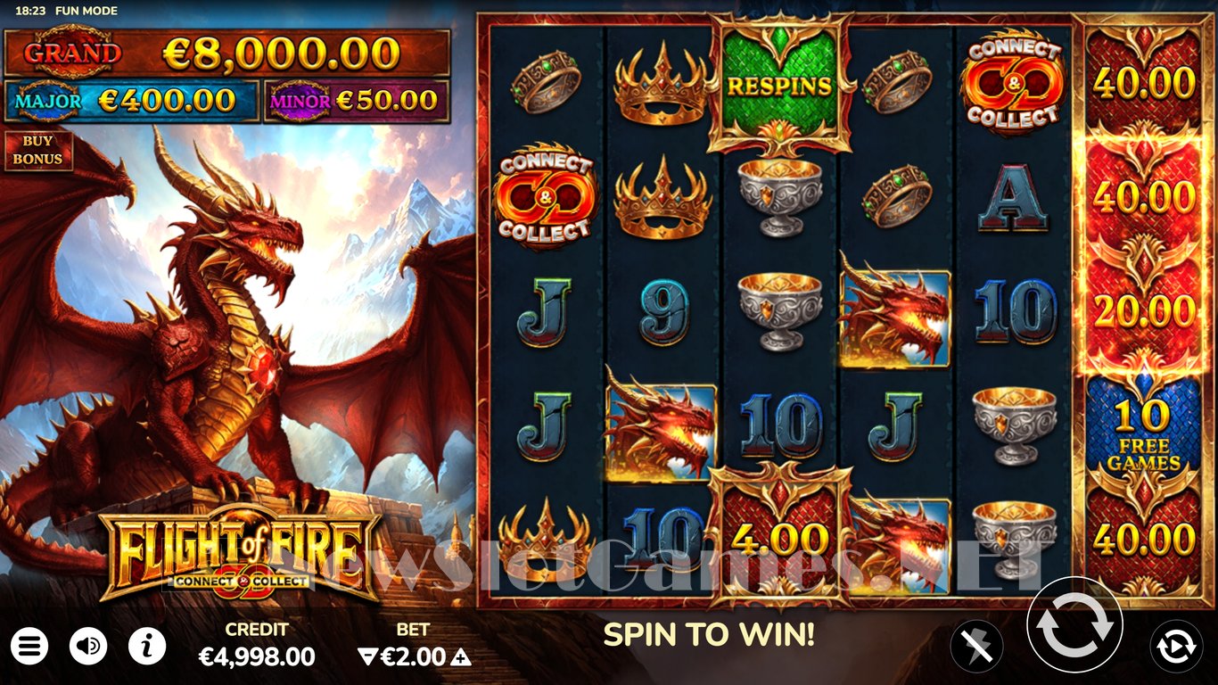 Flight of Fire Slot Demo Image