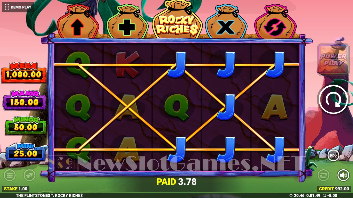 The Flintstones Rocky Riches Slot Review & Demo by Blueprint Gaming ...