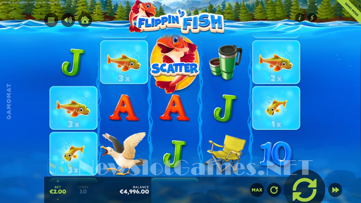 Flippin Fish Slot Slot Image in Demo - pic. 2